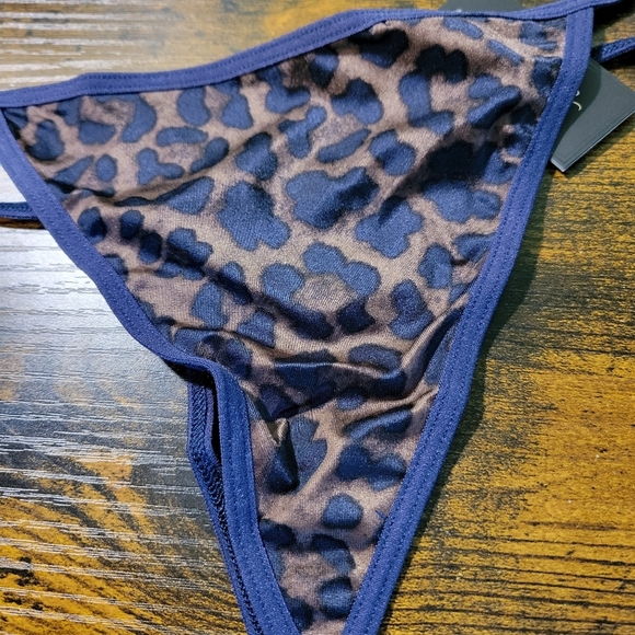 Frederick’s of Hollywood Heartthrob Cheetah Print G-String Thong 2X NWT - Picture 3 of 4